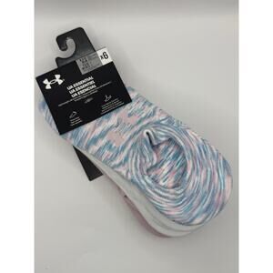UNDER ARMOUR UA Essential Ultra Low Tabbed Ladies Socks Size Large 8.5-13~6 Pair